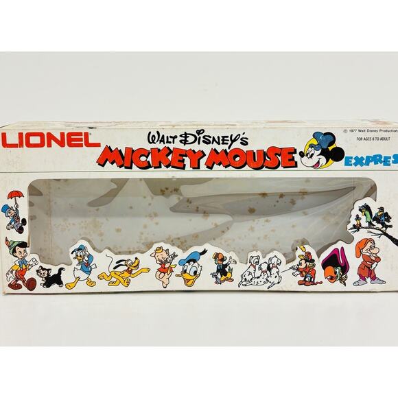 Lionel Mickey Mouse Hi-Cube Box Car Walt Disney Mickey Mouse Express 6-9660 NOS - Picture 8 of 11